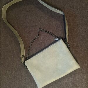 Elegant Gray Women's Crossbody Bag